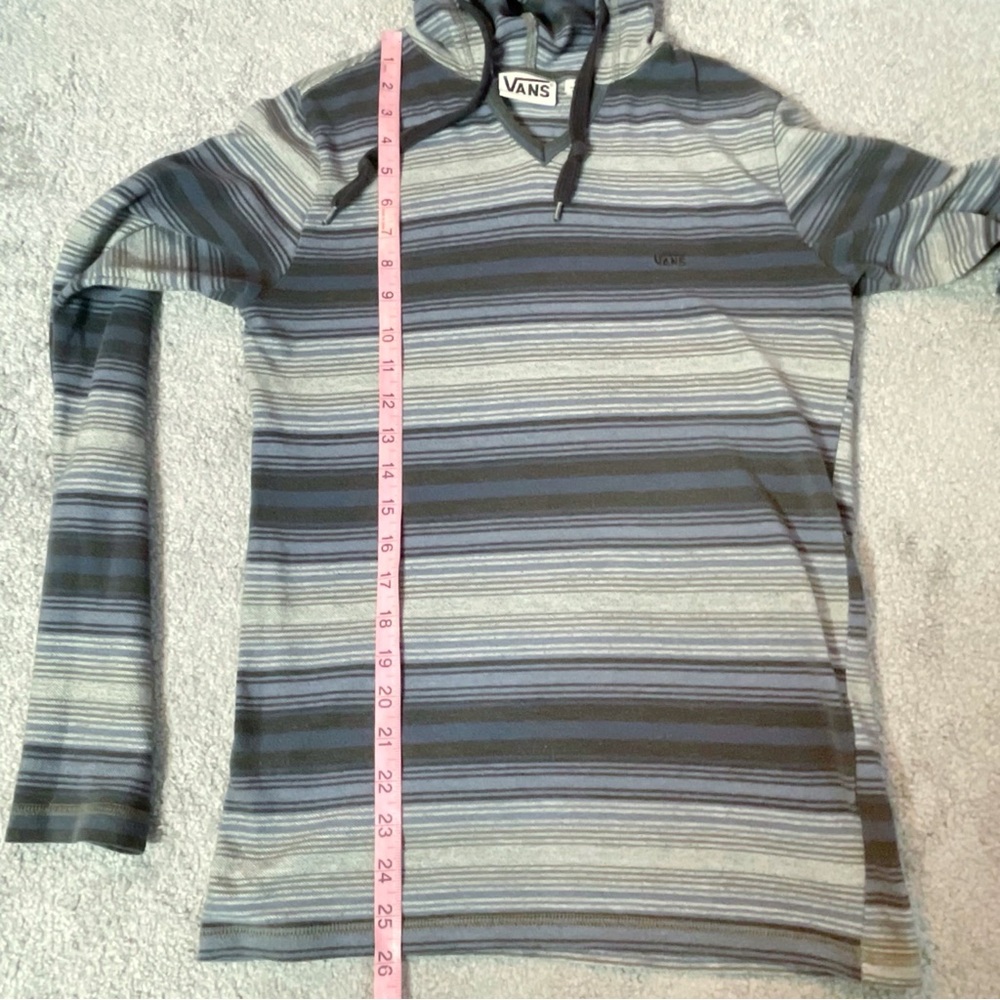 Vans Hoodie Baja Style Pullover Women's Size Small Blue/Grey - Picture 4 of 7